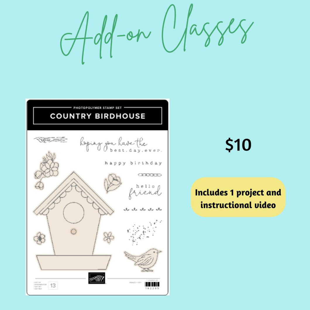 Country Birdhouse Class